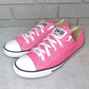 Converse Chuck Taylor All Star Pink Sneakers Shoes Women 8 Men 6 Low Top